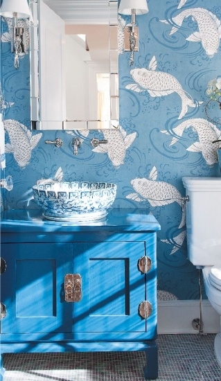 <em>Редактировать Блог</em> Ванная комната голубого цвета!Дизайн, идеи, фотографии!